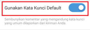 menghilangkan kolom komentar instagram