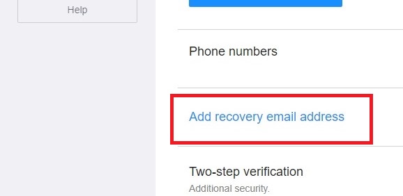 Cara mengamankan akun Yahoo dengan alamat email pemulihan 7