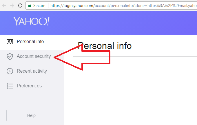 verifikasi dua langkah yahoo mail
