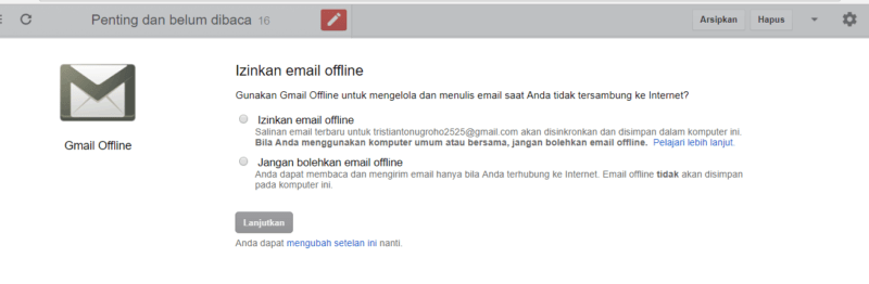 Cara menggunakan email gmail Offline (tanpa internet) di PC kamu 15