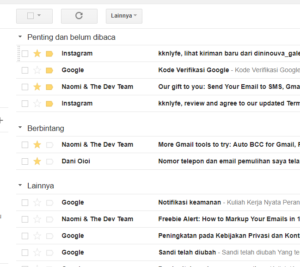 Cara mengubah tampilan kotak masuk Gmail Berdasarkan prioritas 31