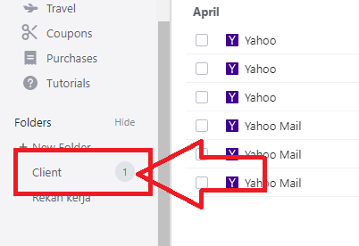 Cara mengaktifkan filter Yahoo! Mail untuk mengelompokkan email secara otomatis 19
