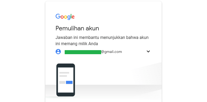 Cara Memperbaiki Akun Google Yang Lupa - Simak Gambar Berikut