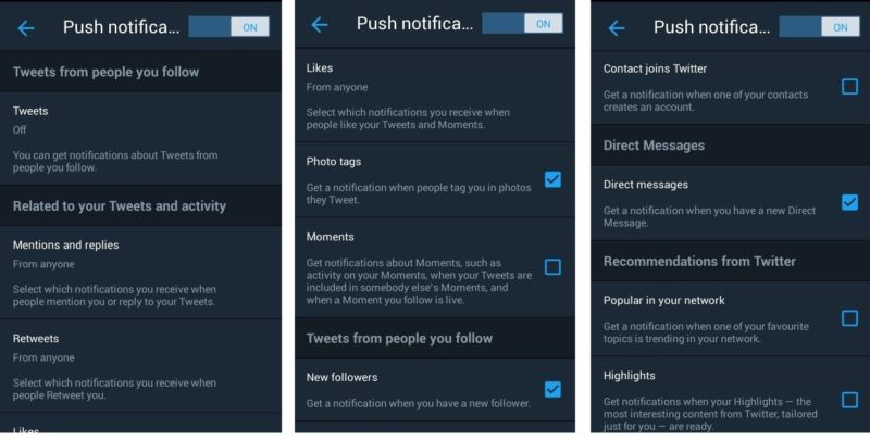 Memahami Pengaturan Notifikasi Twitter di Android 9