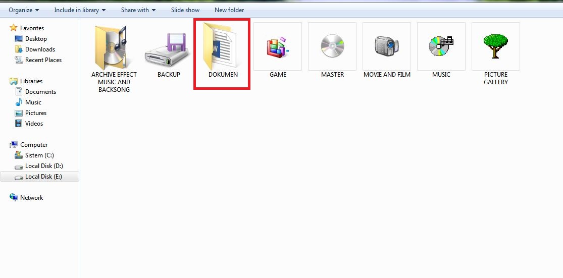 Memilih folder yang akan dikirim melalui gmail dan mengubahnya menjadi (.rar)