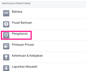 Menu utama