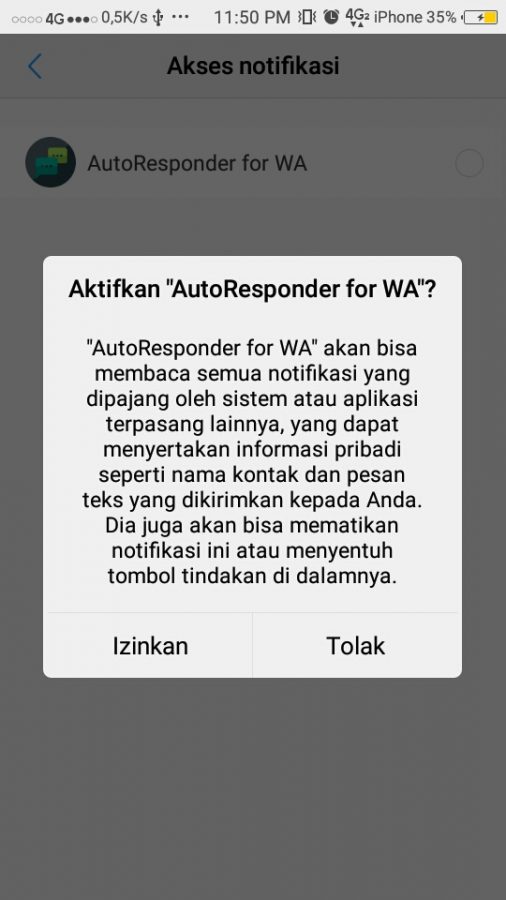 Aplikasi bot Whatsapp untuk auto-reply pesan otomatis 5