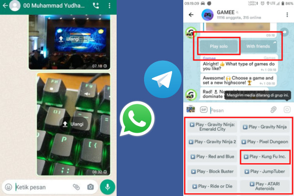 Perbedaan Telegram dan WhatsApp, mana yang lebih baik?