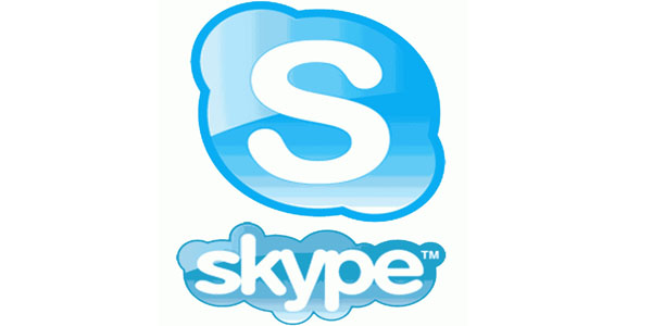 logo aplikasi Skype