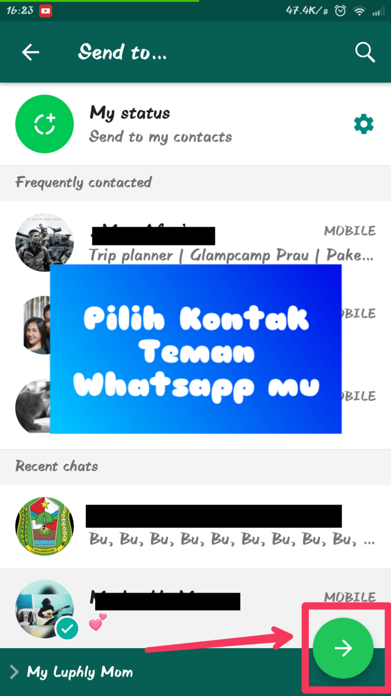 Cara Membuat Tulisan Warna  Di Whatsapp Ide Perpaduan  Warna 