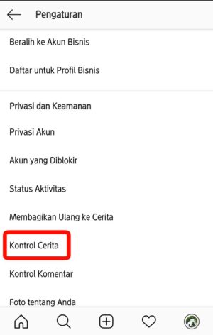 Tap kontrol cerita