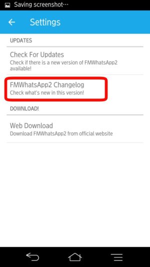 Cara mudah perbaharui aplikasi WhatsApp ke versi paling baru 12 Tap Changelog FmwhatsApp2