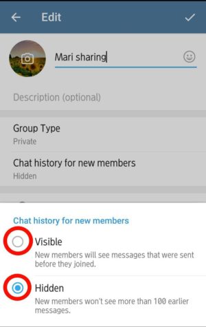 chat history for new members