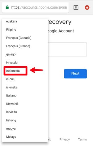 Ubah menjadi bahasa Indonesia