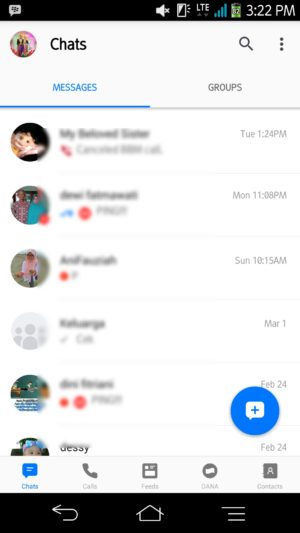 Laman chat BBM