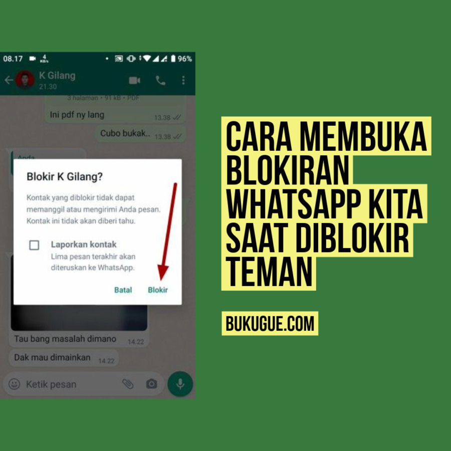 Cara Membuka Blokir WhatsApp Jika Kita Diblokir Teman