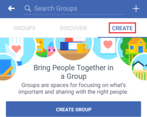 Gambar 4. Membuat grup fb