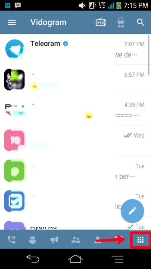 Tap icon kotak di pojok kanan bawah