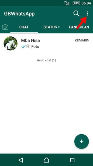 Tap tool titik tiga dipojok kanan atas