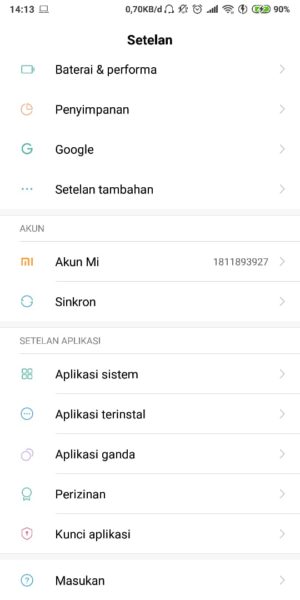 Cara mengatasi Whatsapp yang tidak bisa kirim gambar 5 Masuk ke pengaturan