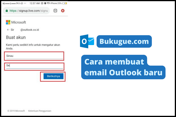 Cara Membuat Email Outlook baru (panduan pemula)