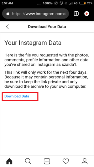 Cara backup data [foto,video,story,dm,komentar,dll] di instagram 45