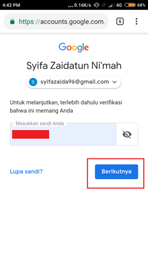 Cara menghapus akun gmail (atau akun google) 5