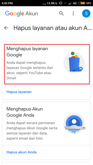 Cara menghapus akun gmail (atau akun google) 12