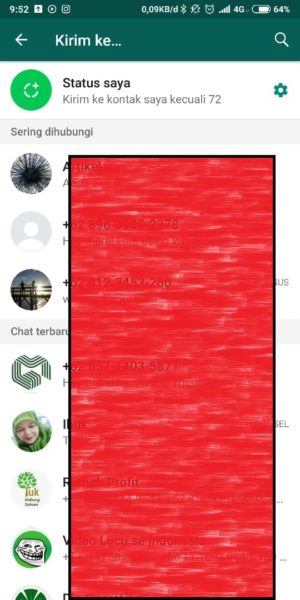 pilih status saya