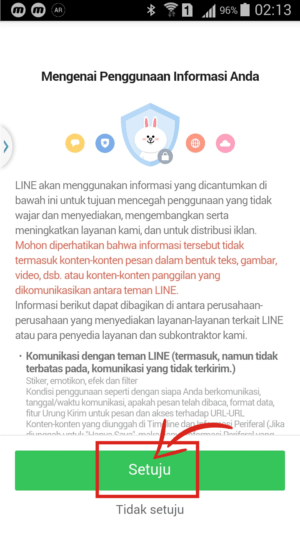 Bisakah pakai 1 akun Line di 2 HP ? 6 penggunaan informasi, klik setuju untuk masuk akun Line.