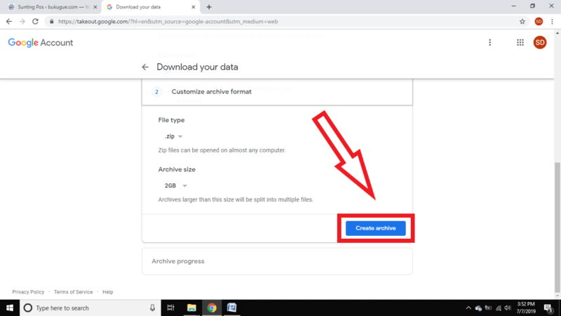 Cara mem-backup pesan email di inbox Gmail ke komputer kamu 17