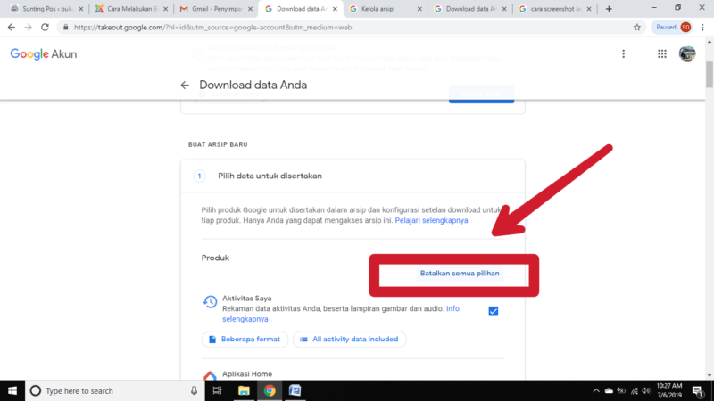 Cara mem-backup pesan email di inbox Gmail ke komputer kamu 7