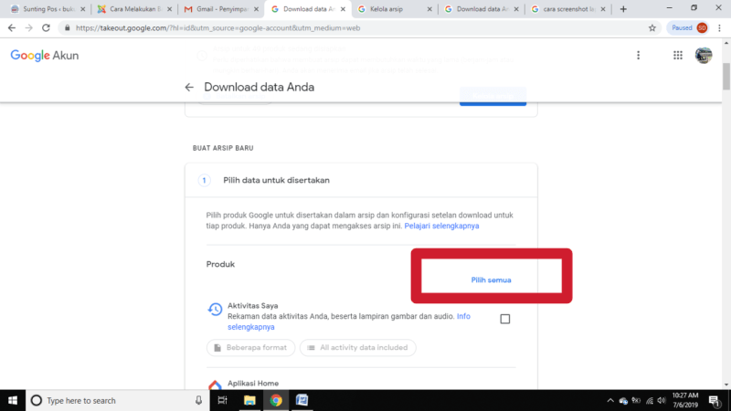 Cara mem-backup pesan email di inbox Gmail ke komputer kamu 9