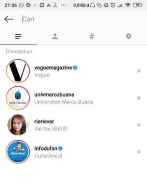 Kata Kunci di Pencarian Berkurang