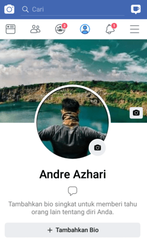 Cara menyatukan Foto Profil dan Sampul di Facebook 325