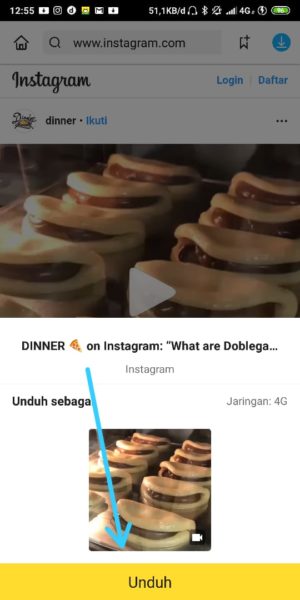 Pilih Unduh