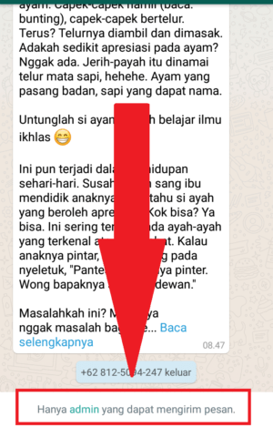 Cara mengbungkam anggota group di whatsapp 18 Cara mengbungkam anggota group di whatsapp 17