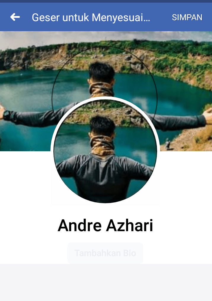 Cara menyatukan Foto Profil dan Sampul di Facebook 321
