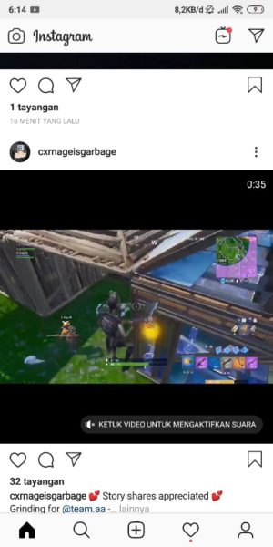 Masuk ke Instagram