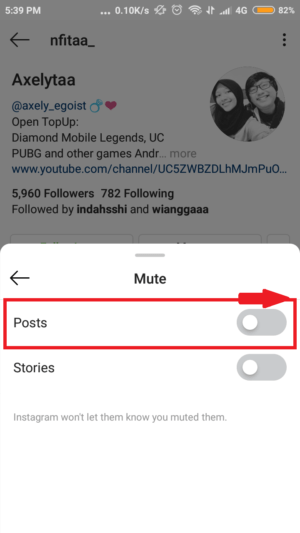 Cara me-mute postingan, story, dan DM di Instagram 11