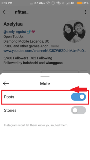 Cara me-mute postingan, story, dan DM di Instagram 17
