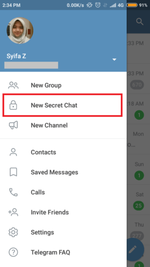 Cara menggunakan secret chat di telegram 13