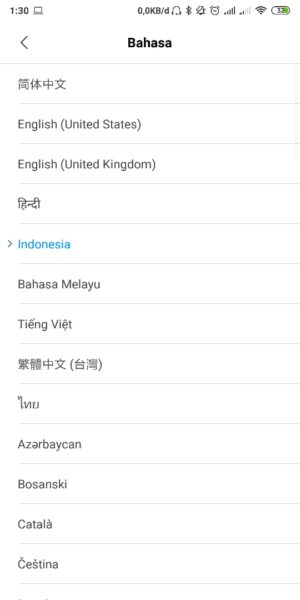 Cara mengubah bahasa di Whatsapp ke bahasa indonesia 4 Pilih Bahasa Yang Diinginkan