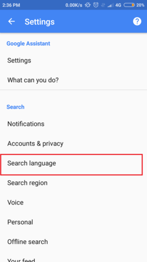 Cara mengubah bahasa di akun google (gmail, google search, dll) 59
