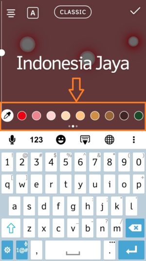 pilih salah satu warna