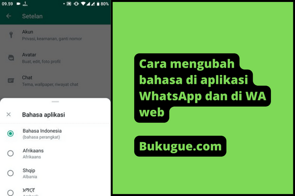 Cara mengubah bahasa di aplikasi WhatsApp (dan di WA Web)