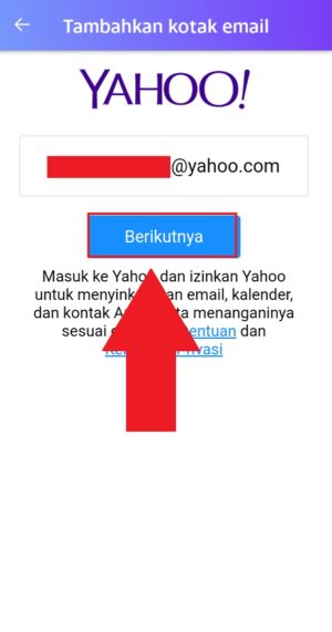 Cara login banyak akun email Yahoo sekaligus (dalam 1 hp) 6 Login ke akun email yang lain