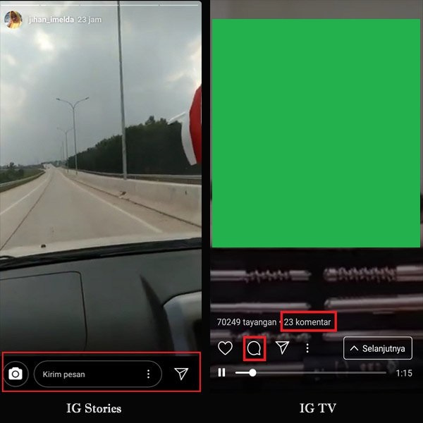 Apa bedanya IGTV dengan IG Stories? 7 Perbedaan fitur komentar antara IG Stories dengan IGTV