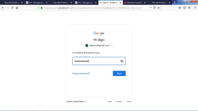Cara menghapus akun atau channel Youtube 4 Masukkan Password