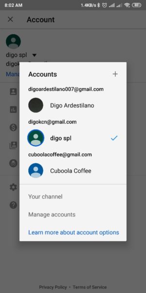 Cara keluar (logout) dari akun Youtube 6 Pilihan Sign Out Tidak Ada